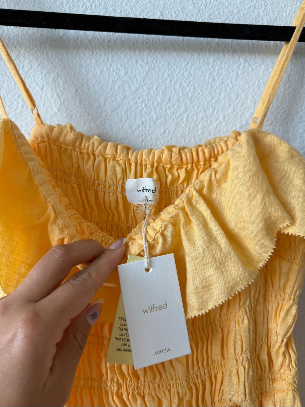 NWT Aritzia Wilfred
Portea Linen Dress - Picture 8 of 14